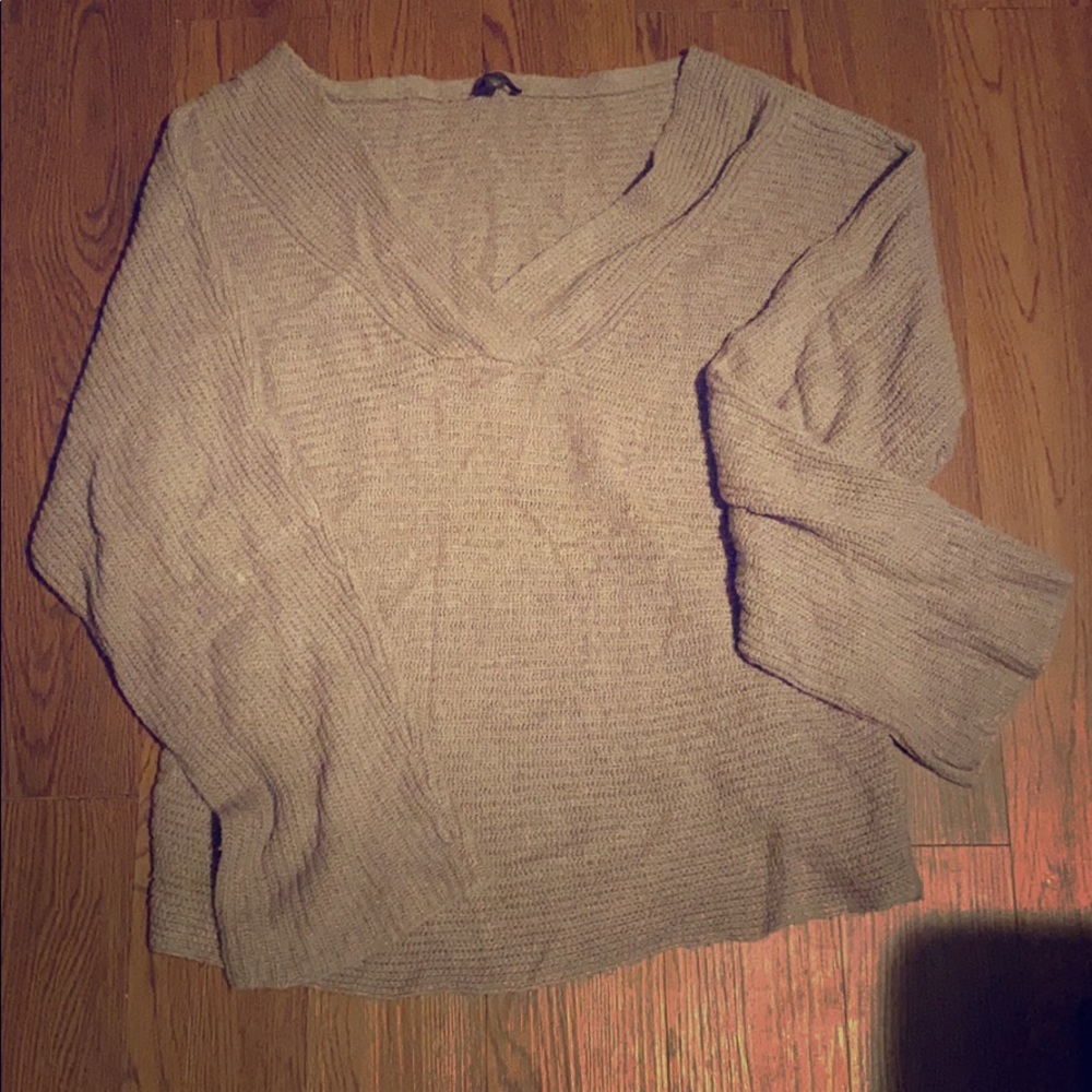 Crocheted Mauve sweater by EXPRESS